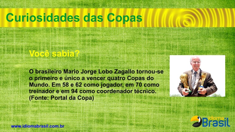 Curiosidades da Copa - Zagallo