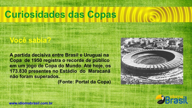 Recorde de público em um jogo da Copa