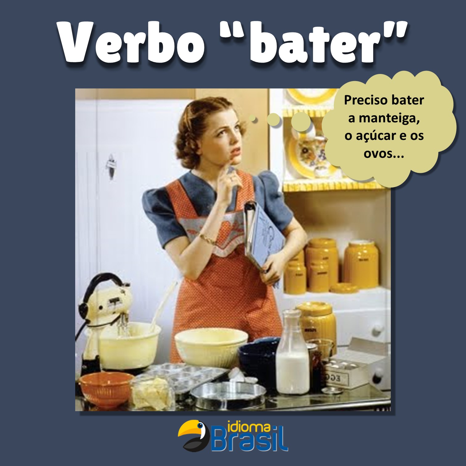 Verbo “bater” – Idioma Brasil – Português para estrangeiros