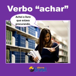 Verbo achar